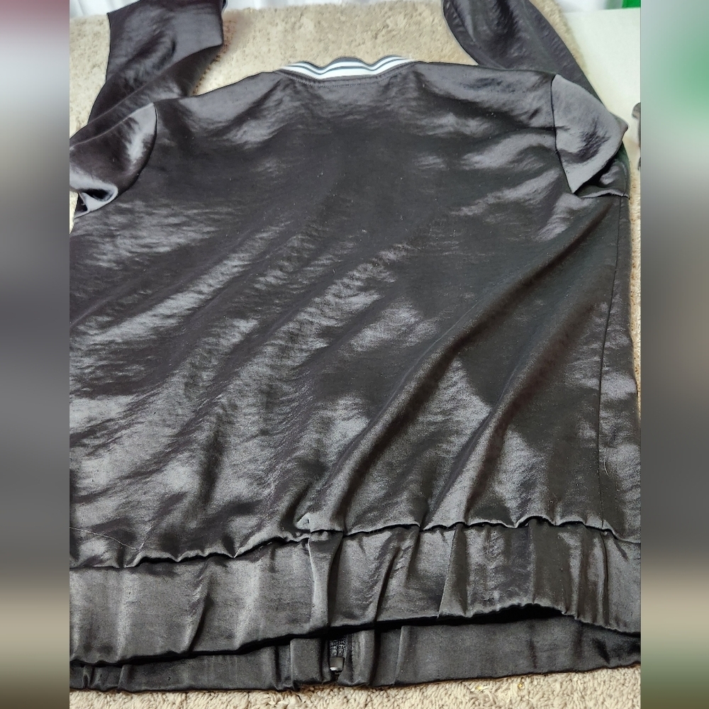 INC International Concepts Women's Satin Track Jacket (Small) - Picture 12 of 12